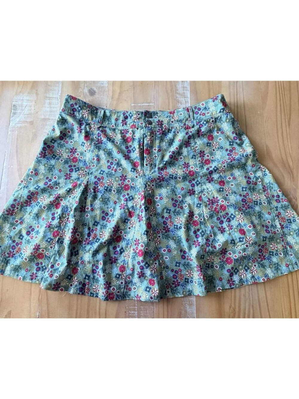 Sahalie Green Size 16 Skort Midi Skirt EUC Golf, Tennis, Pickleball, Walking